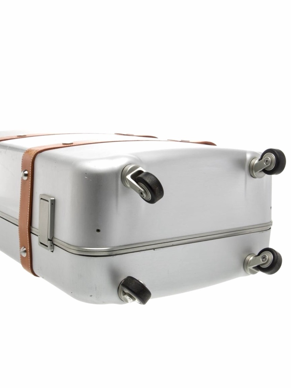 Hermès LTD ED Orion Aluminum & Vache Naturelle Spinner, Retractable Handle, Rare - Picture 8 of 17